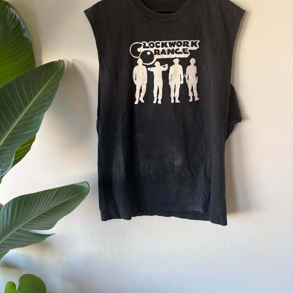 Vintage Clockwork Orange Movie Graphic Tank Top